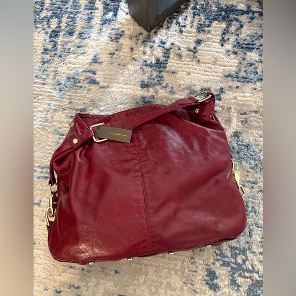 Rebecca Minkoff Handbags - Rare Y2K Rebecca Minkoff Leather Nikki Shoulder Bag Coveted Wine Lauren Conrad